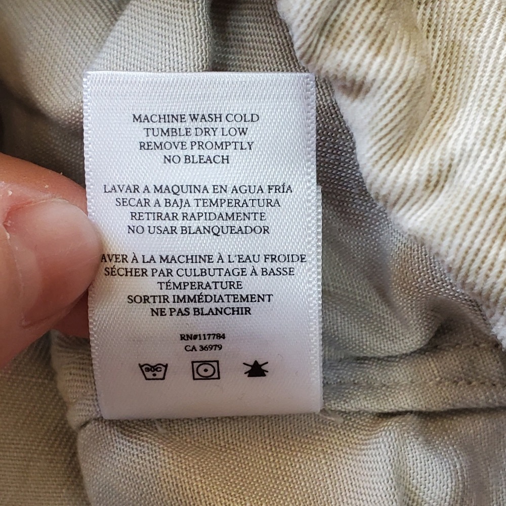Rails Collins Military Utility Jacket Linen Tencel Mini Cheetah M Safari Field - Picture 7 of 8